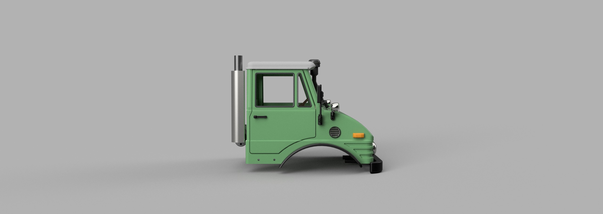 Crawler Bog 406 Cab  - 1-10 RC body 3D print model_23