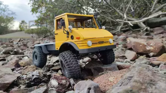 Crawler Bog 406 Cab  - 1-10 RC body 3D print model Crawler Bog 406 Cab  - 1-10 RC body 3D print model