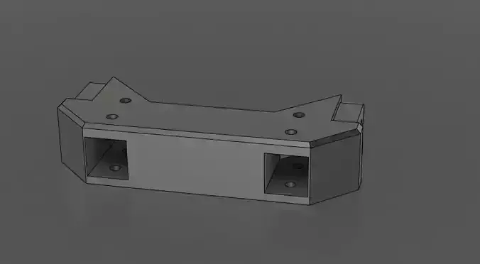 TRX 4 and TRX 6 Bumper mount for ahead RC bumpers Free 3D print model