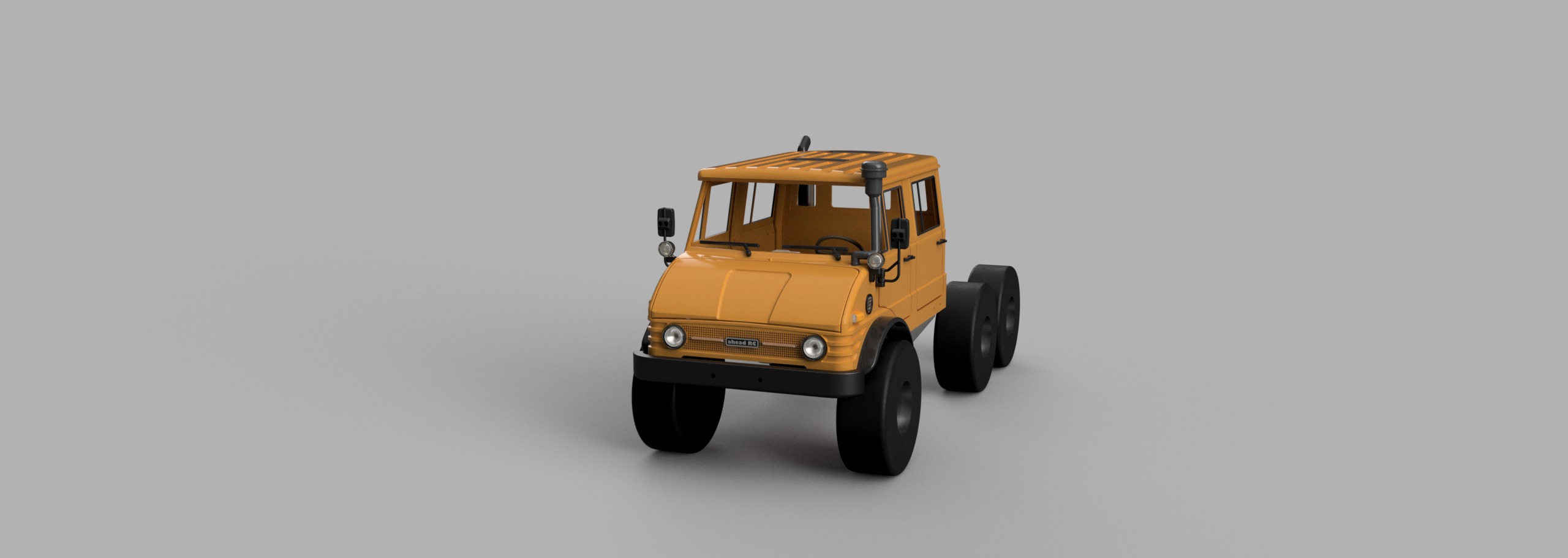 Crawler Bog 406 Crew Cab  - 1-10 RC body 3D print model_32