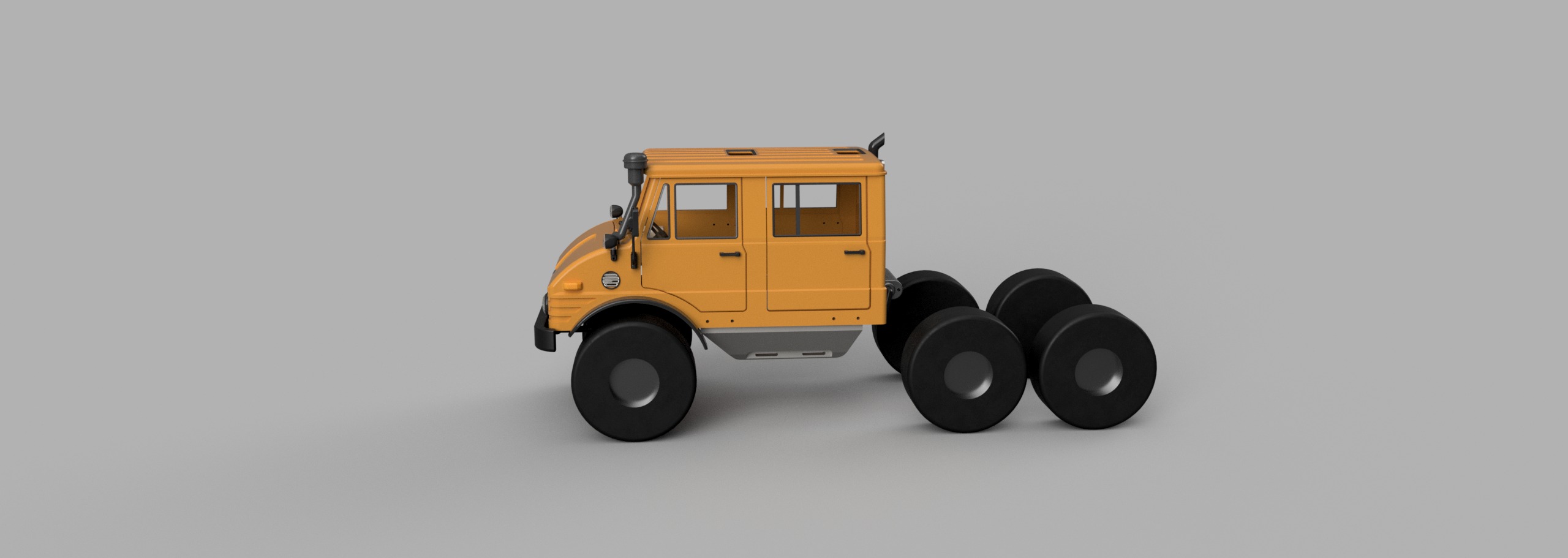 Crawler Bog 406 Crew Cab  - 1-10 RC body 3D print model_20