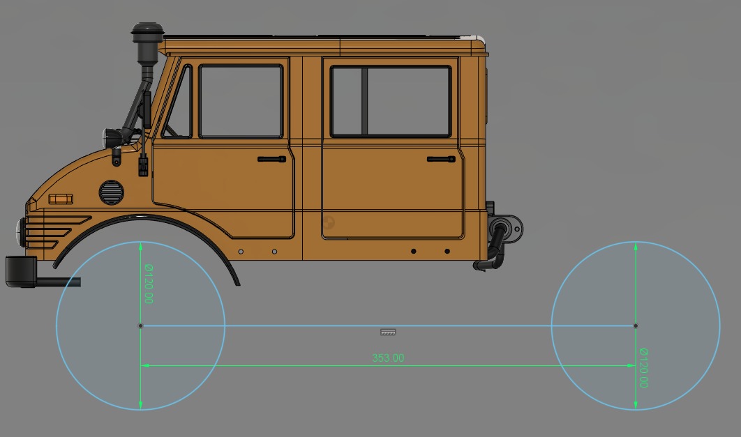 Crawler Bog 406 Crew Cab  - 1-10 RC body 3D print model_24