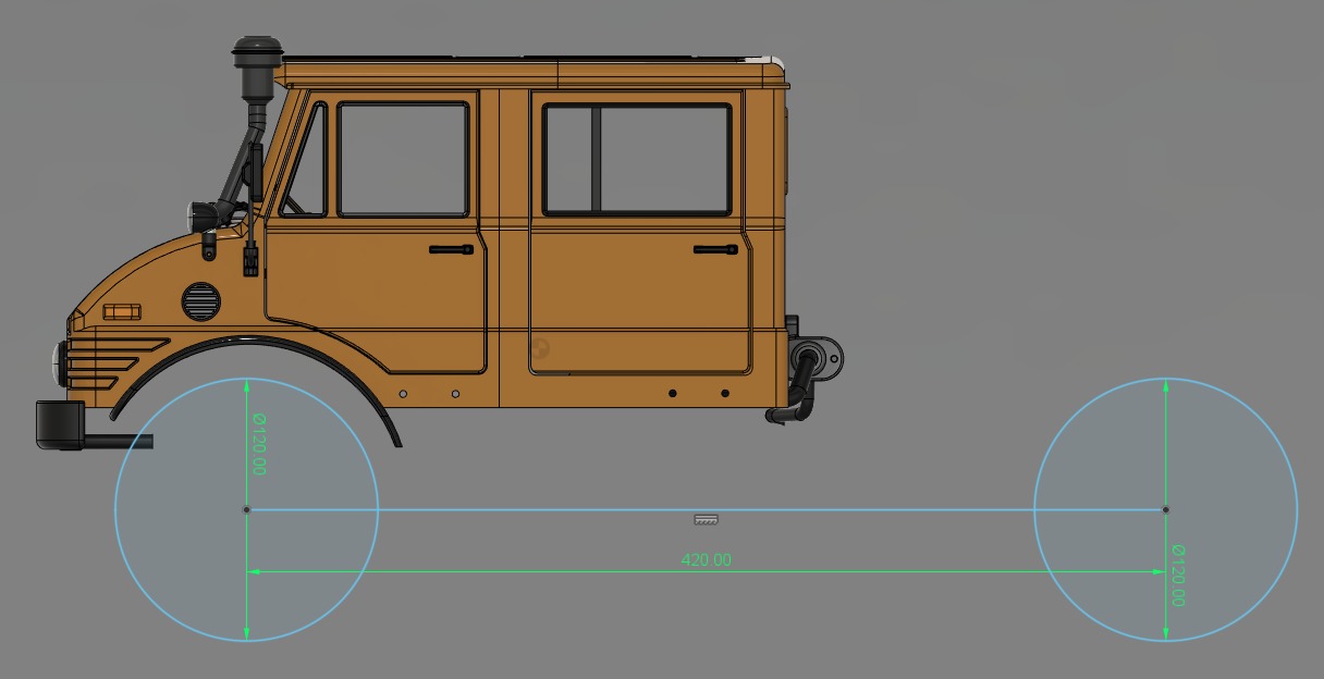 Crawler Bog 406 Crew Cab  - 1-10 RC body 3D print model_26