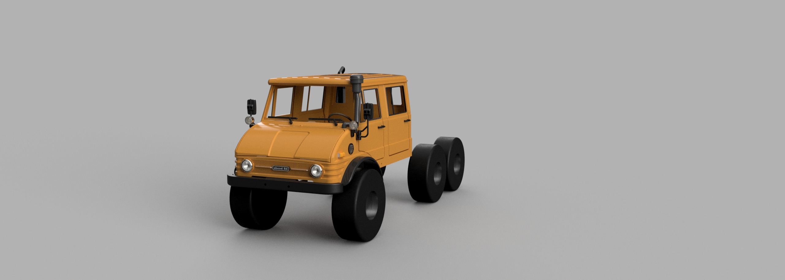 Crawler Bog 406 Crew Cab  - 1-10 RC body 3D print model_33