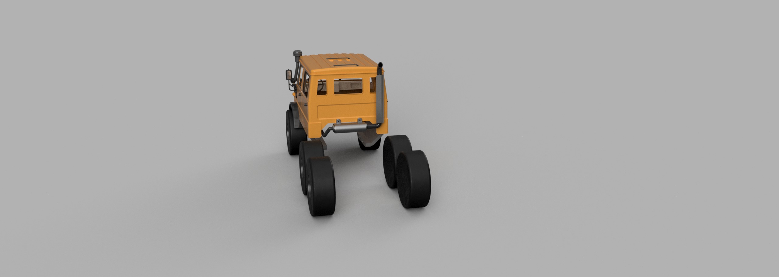 Crawler Bog 406 Crew Cab  - 1-10 RC body 3D print model_21