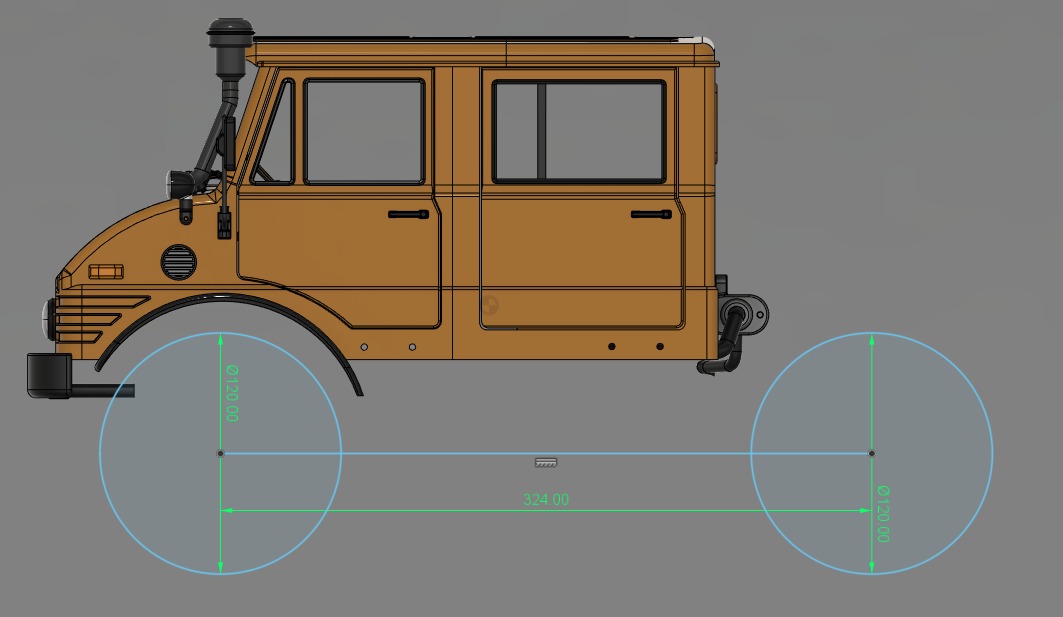 Crawler Bog 406 Crew Cab  - 1-10 RC body 3D print model_23