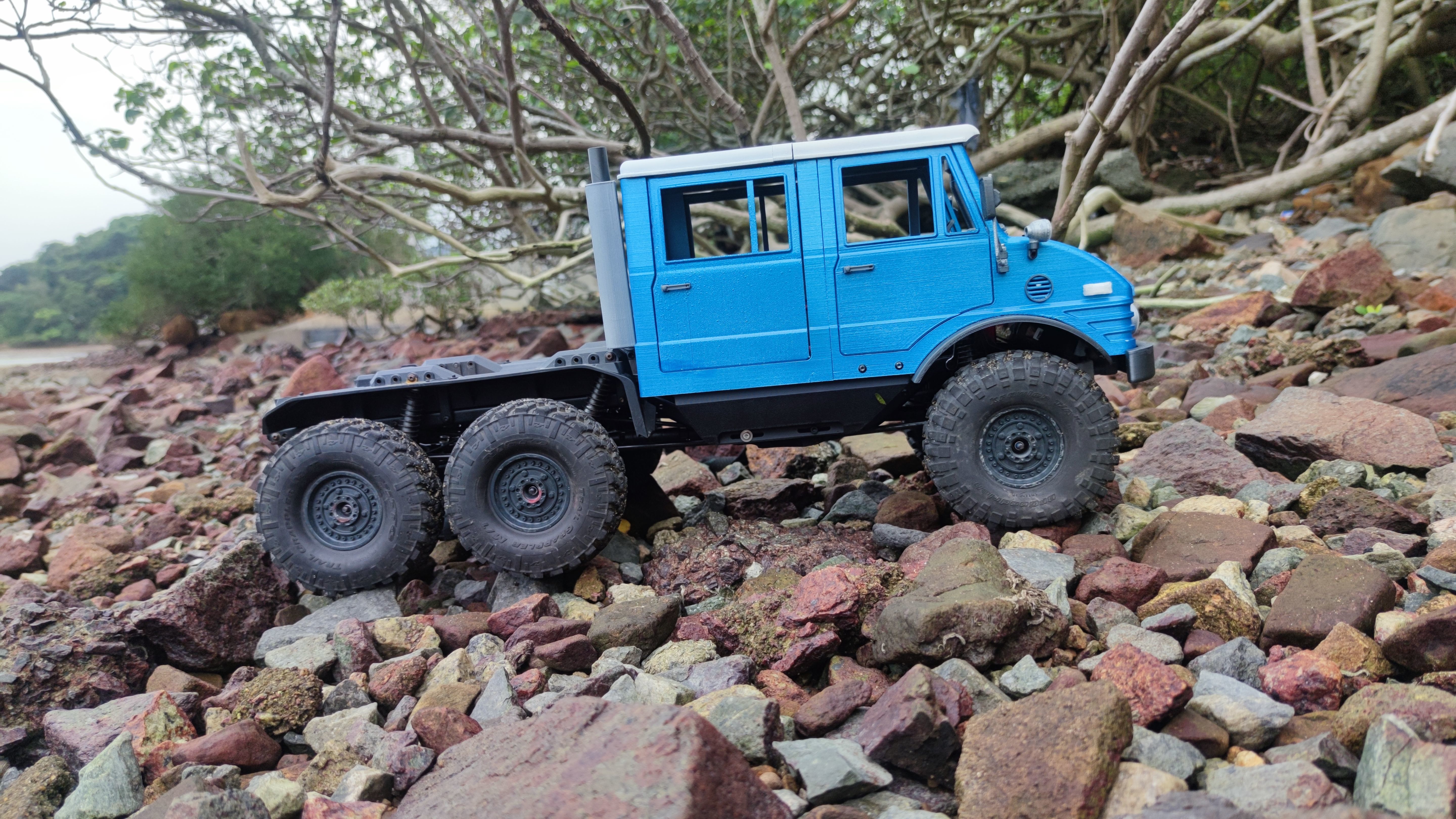 Crawler Bog 406 Crew Cab  - 1-10 RC body 3D print model_4