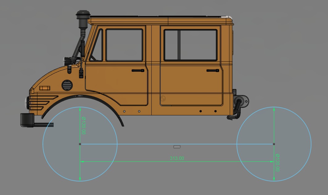 Crawler Bog 406 Crew Cab  - 1-10 RC body 3D print model_22