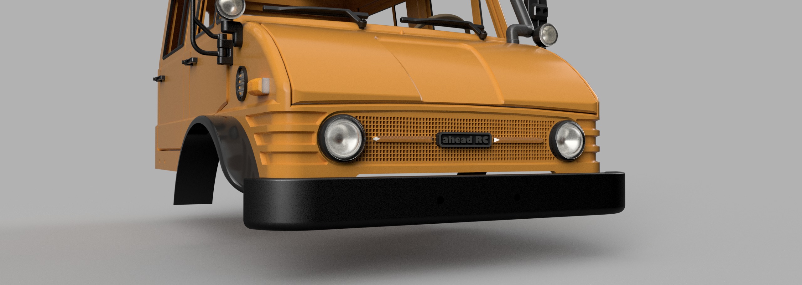Crawler Bog 406 Crew Cab  - 1-10 RC body 3D print model_31