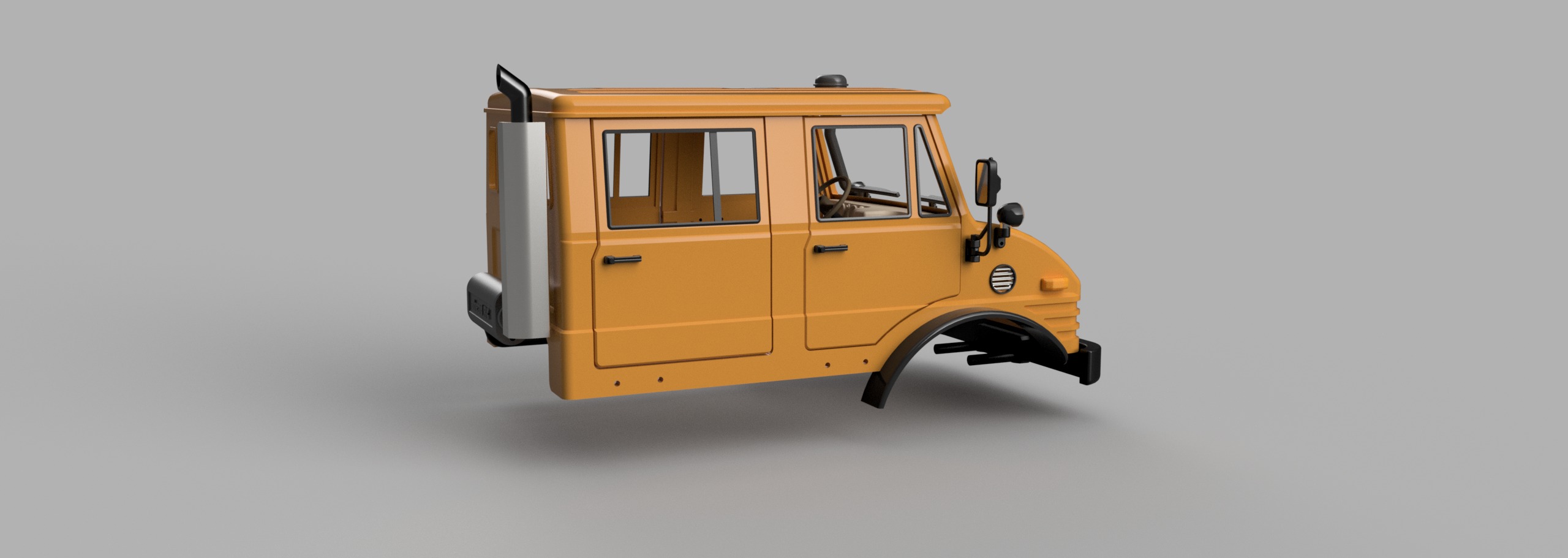 Crawler Bog 406 Crew Cab  - 1-10 RC body 3D print model_18