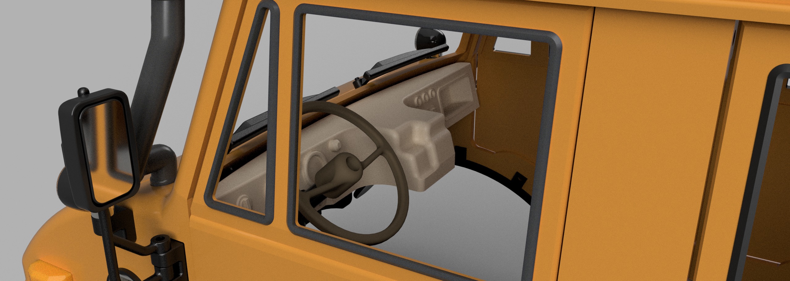 Crawler Bog 406 Crew Cab  - 1-10 RC body 3D print model_25
