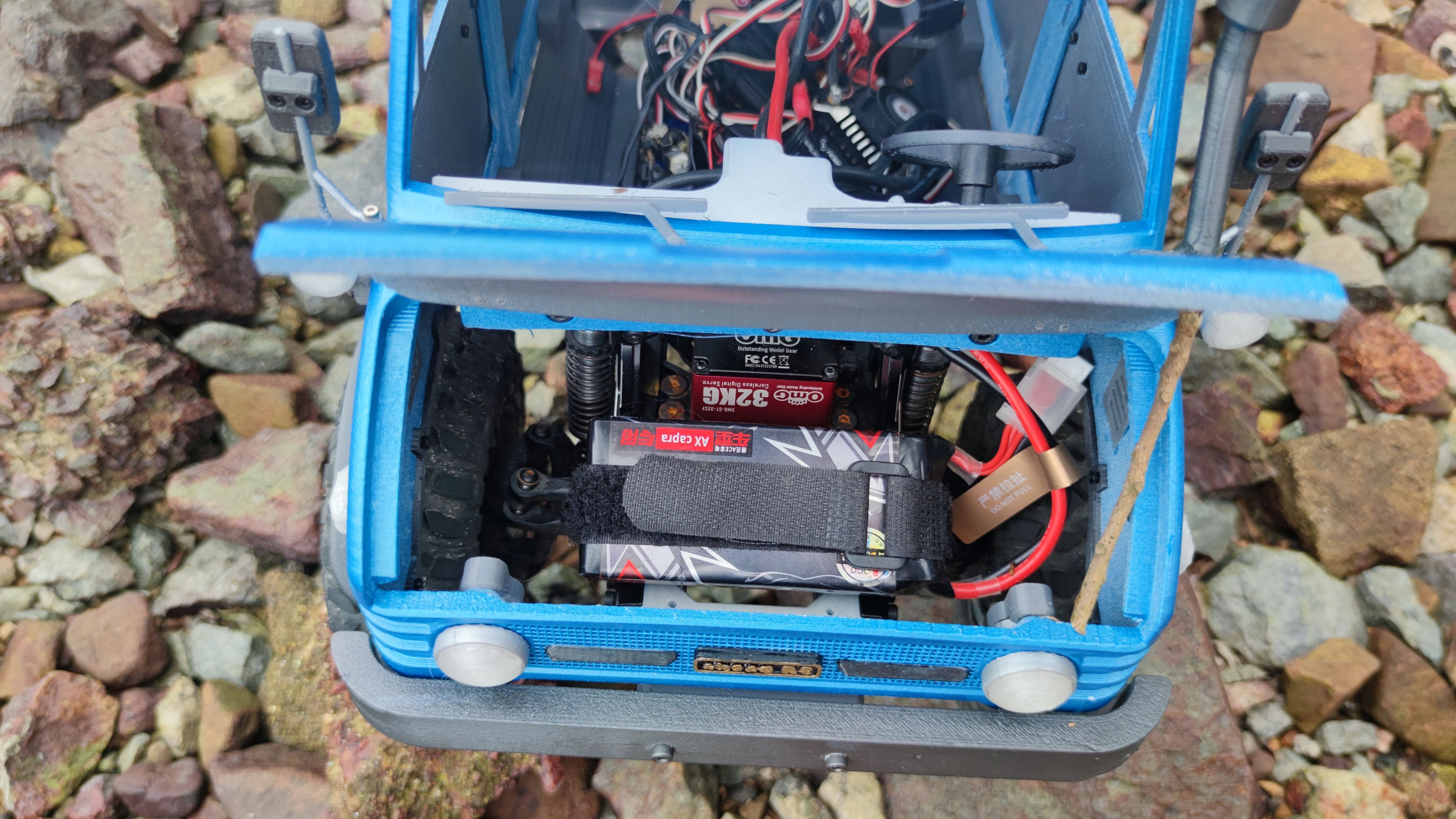 Crawler Bog 406 Crew Cab  - 1-10 RC body 3D print model_3