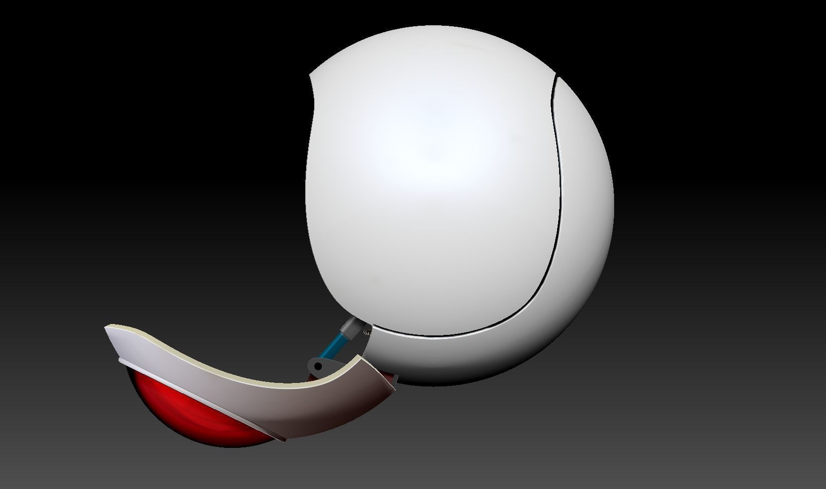 sh effect vegeta Saiyan Space Pod v1 3D print model_2