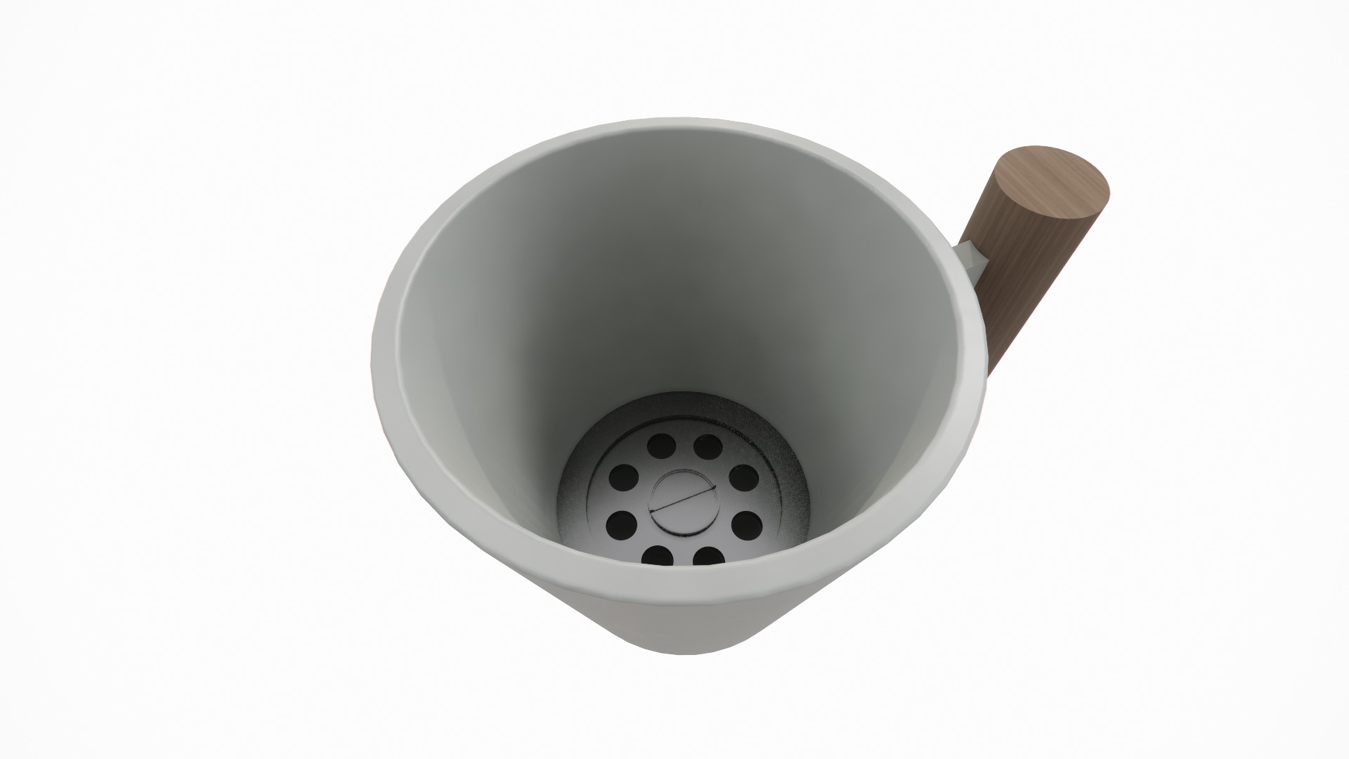 Mug with Drain Cover for Pure Sip 3D print model_7