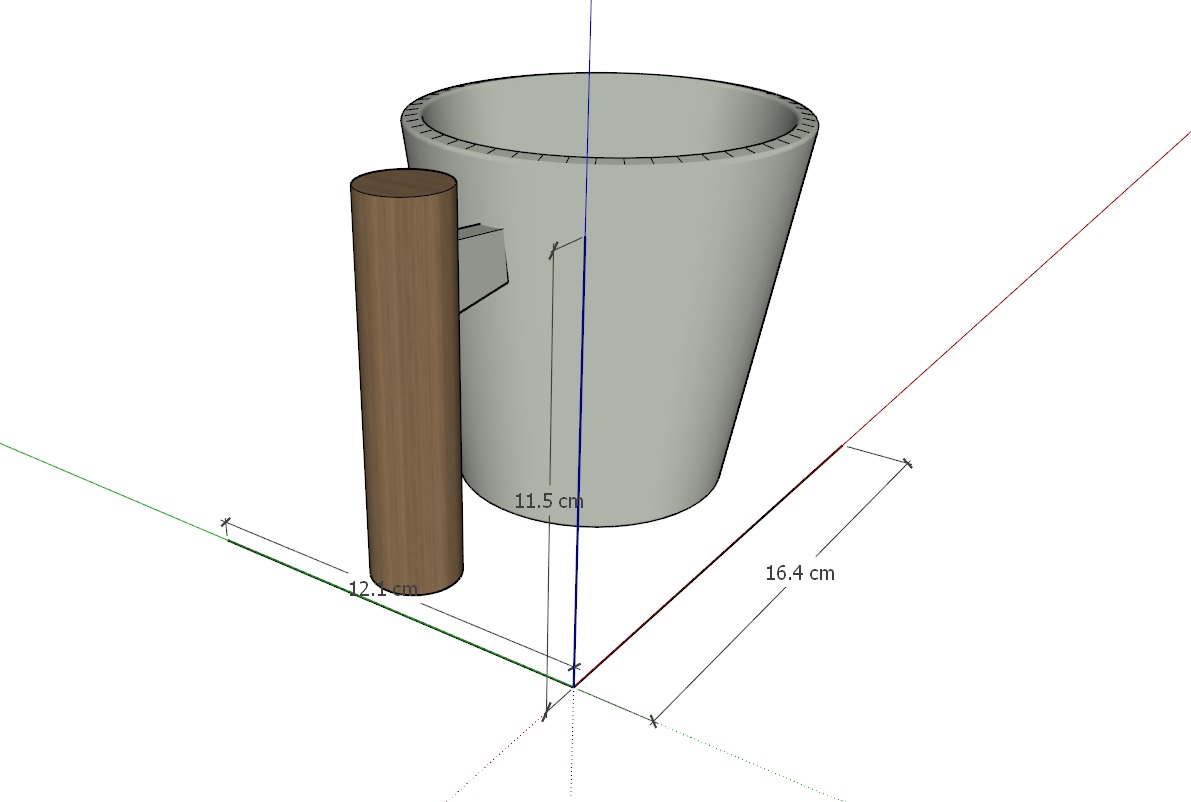 Mug with Drain Cover for Pure Sip 3D print model_25