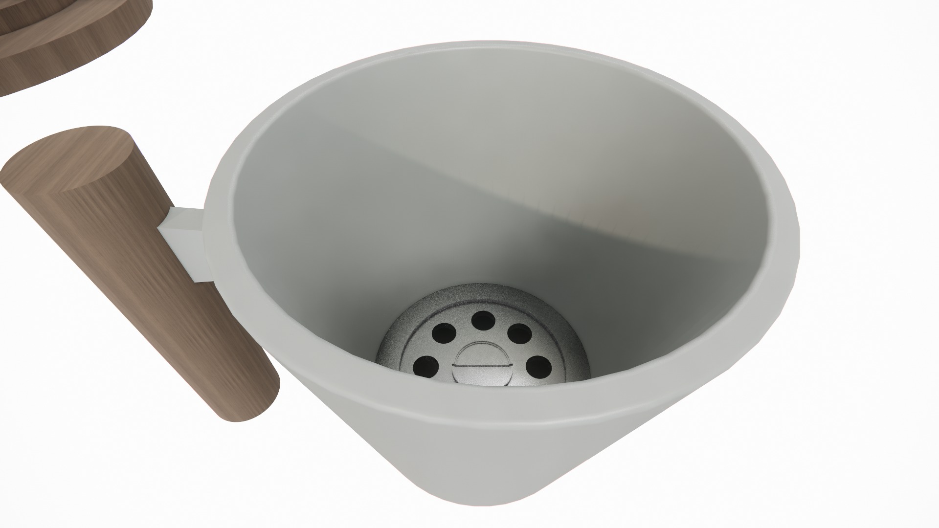 Mug with Drain Cover for Pure Sip 3D print model_1