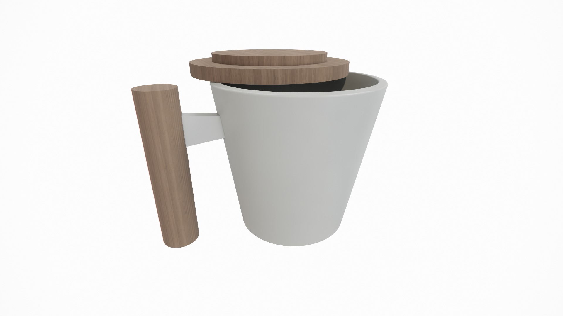 Mug with Drain Cover for Pure Sip 3D print model_2