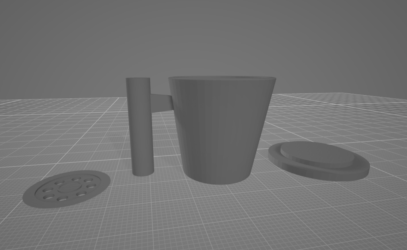 Mug with Drain Cover for Pure Sip 3D print model_29