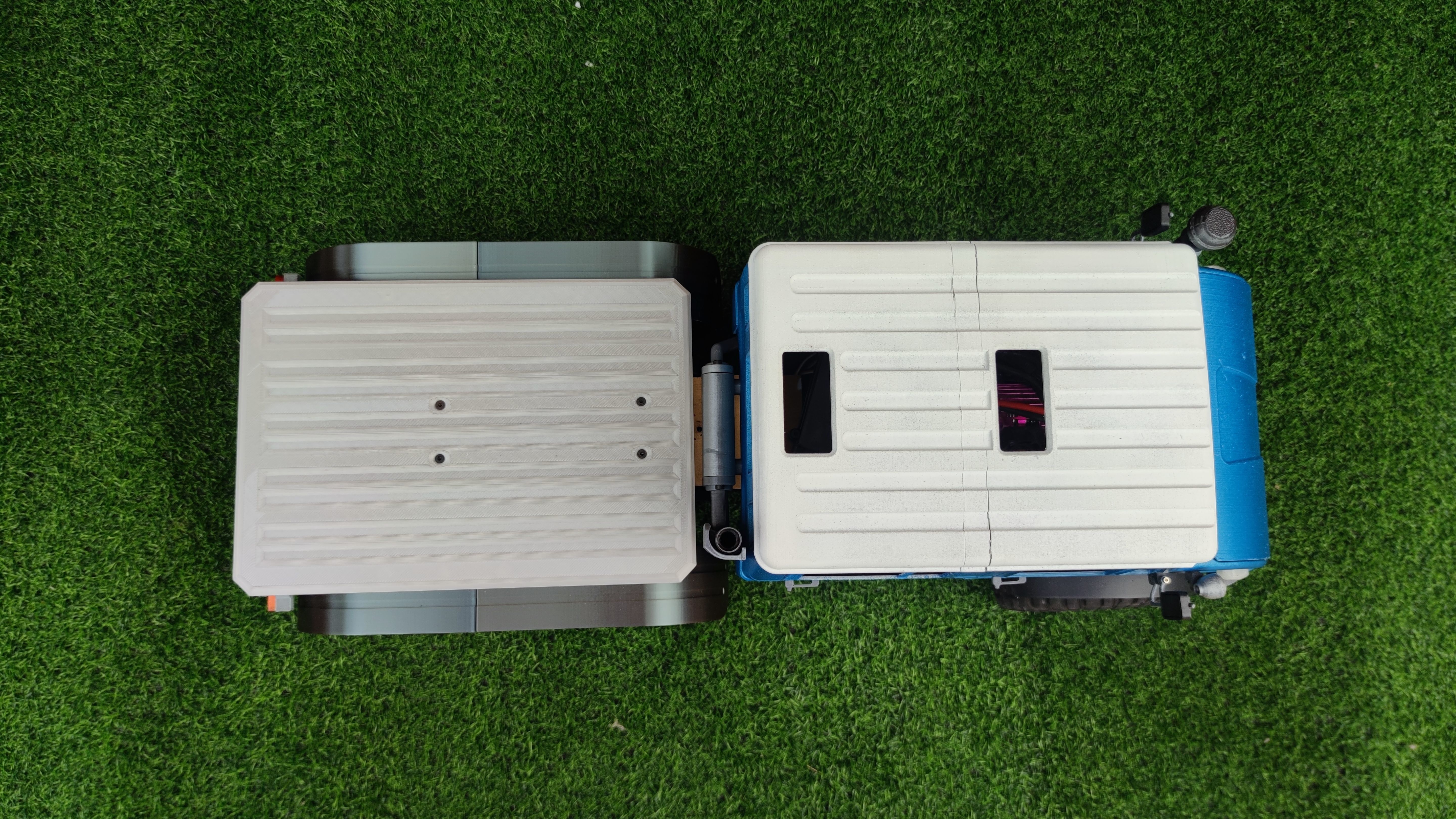 Bog 406 TRX6 Flatbed for Crew Cab - 1-10 RC body attachment 3D print model_6