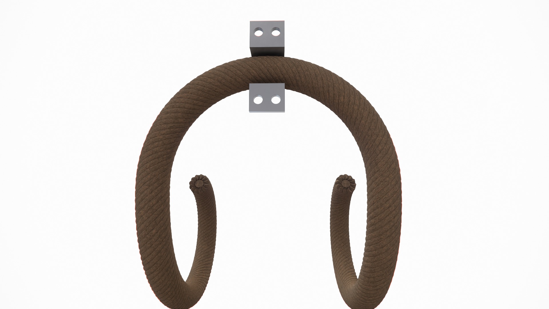 Wall-Mounted Rope Wine Holder 3D print model_9