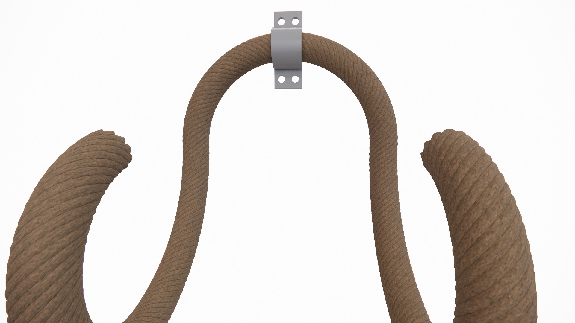 Wall-Mounted Rope Wine Holder 3D print model_11