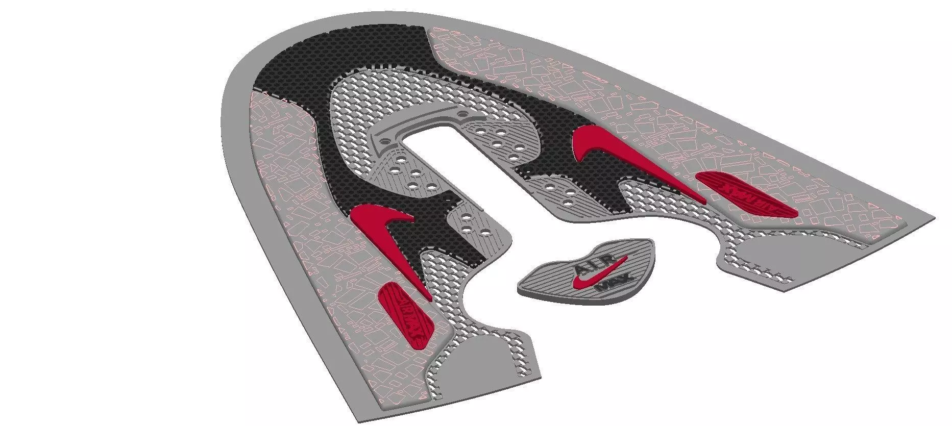 Nike Sneaker Low-poly 3D model_0