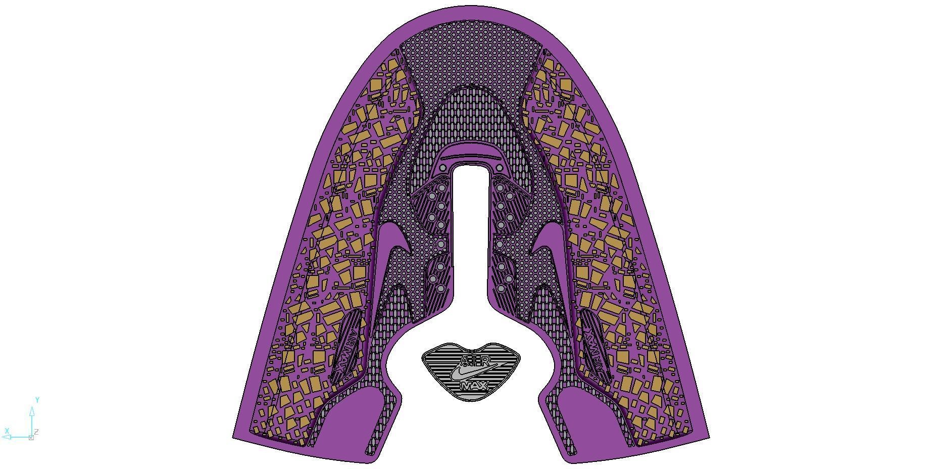 Nike Sneaker Low-poly 3D model_10