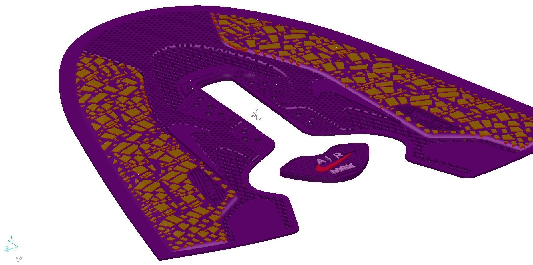 Nike Sneaker Low-poly 3D model_11