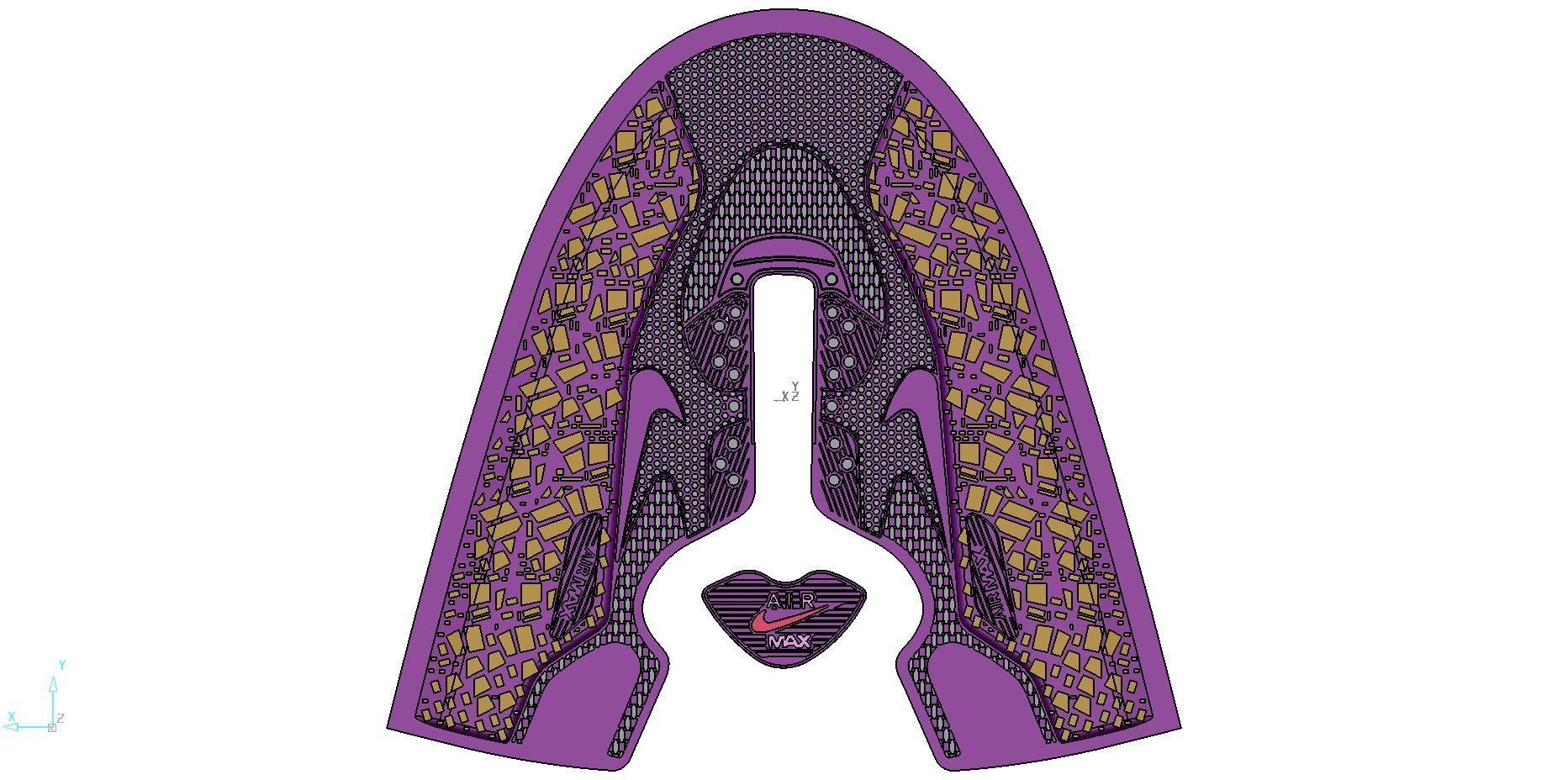 Nike Sneaker Low-poly 3D model_1