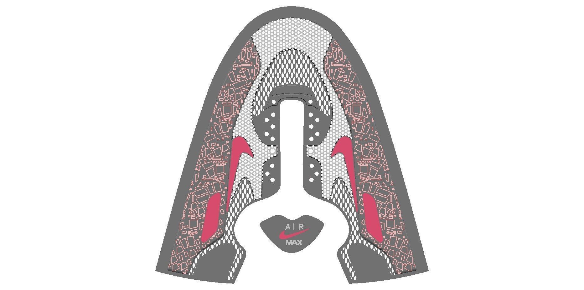 Nike Sneaker Low-poly 3D model_4