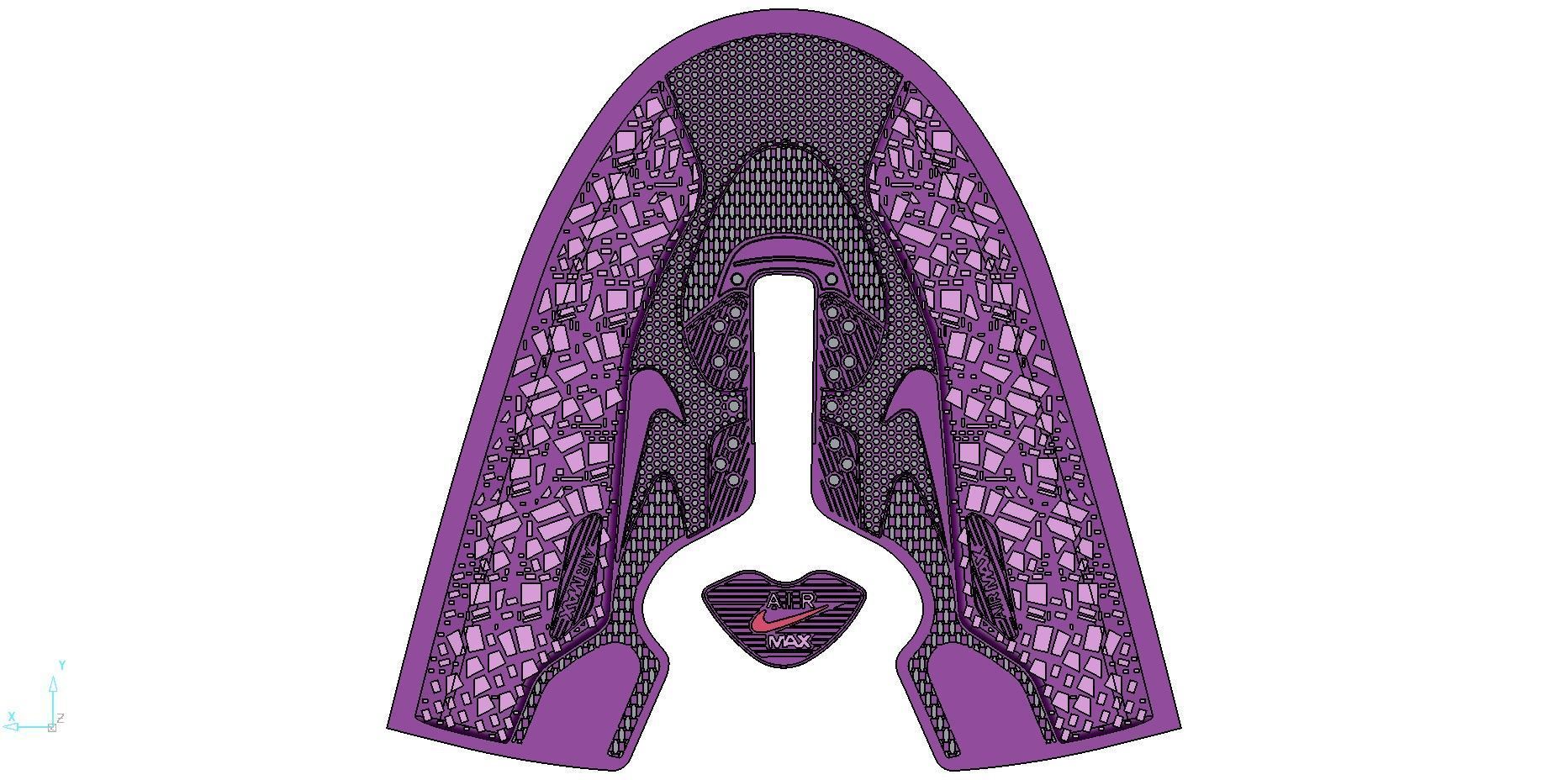 Nike Sneaker Low-poly 3D model_3