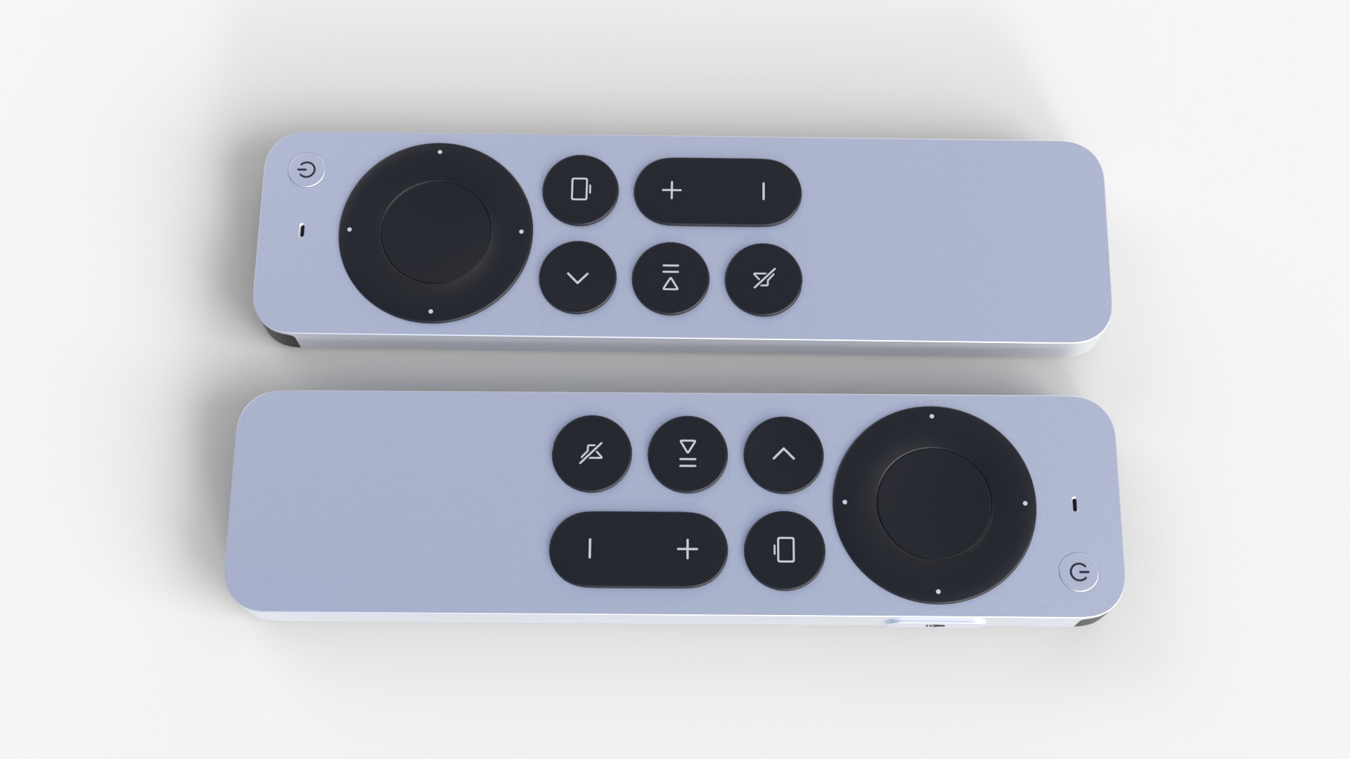 Apple TV 4K with Ethernet 2024 and Remote 3D model_5