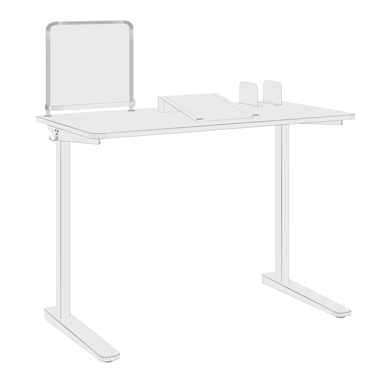 Ikea Relatera Study Desk 3D model_3