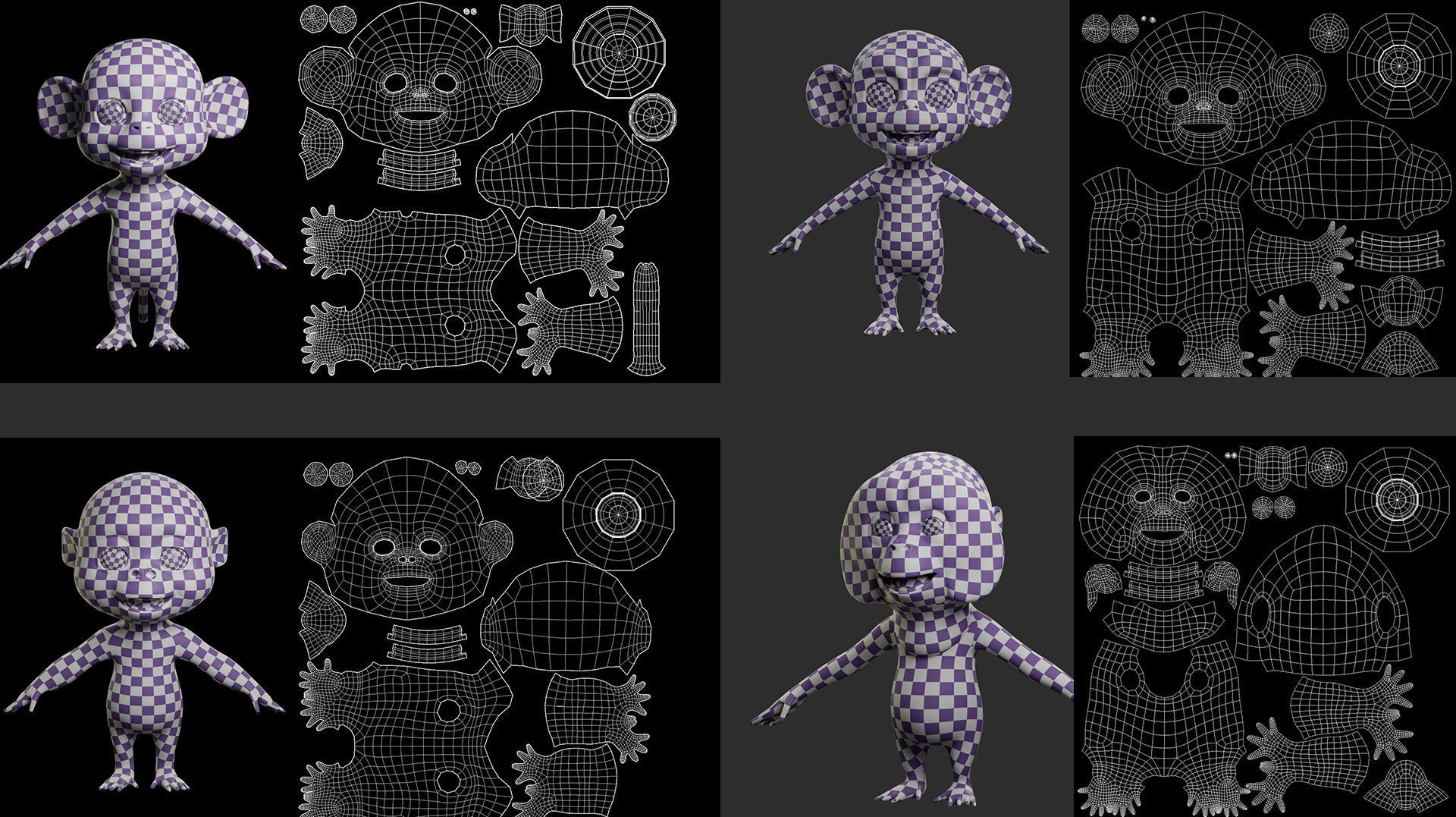 Primate Pack  Cartoon 3D Model Collection_5