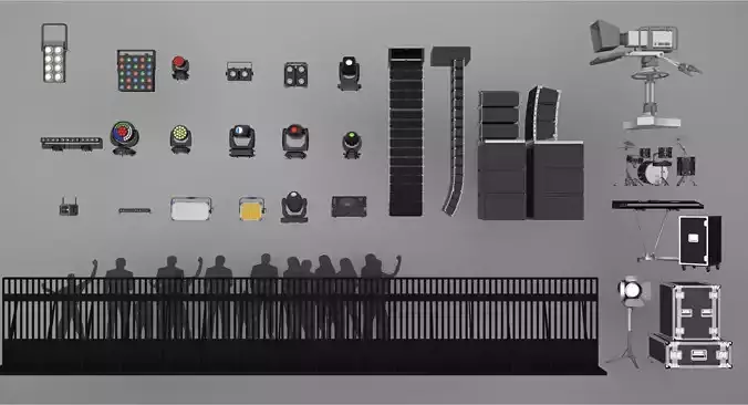 Stage lighting and sound design