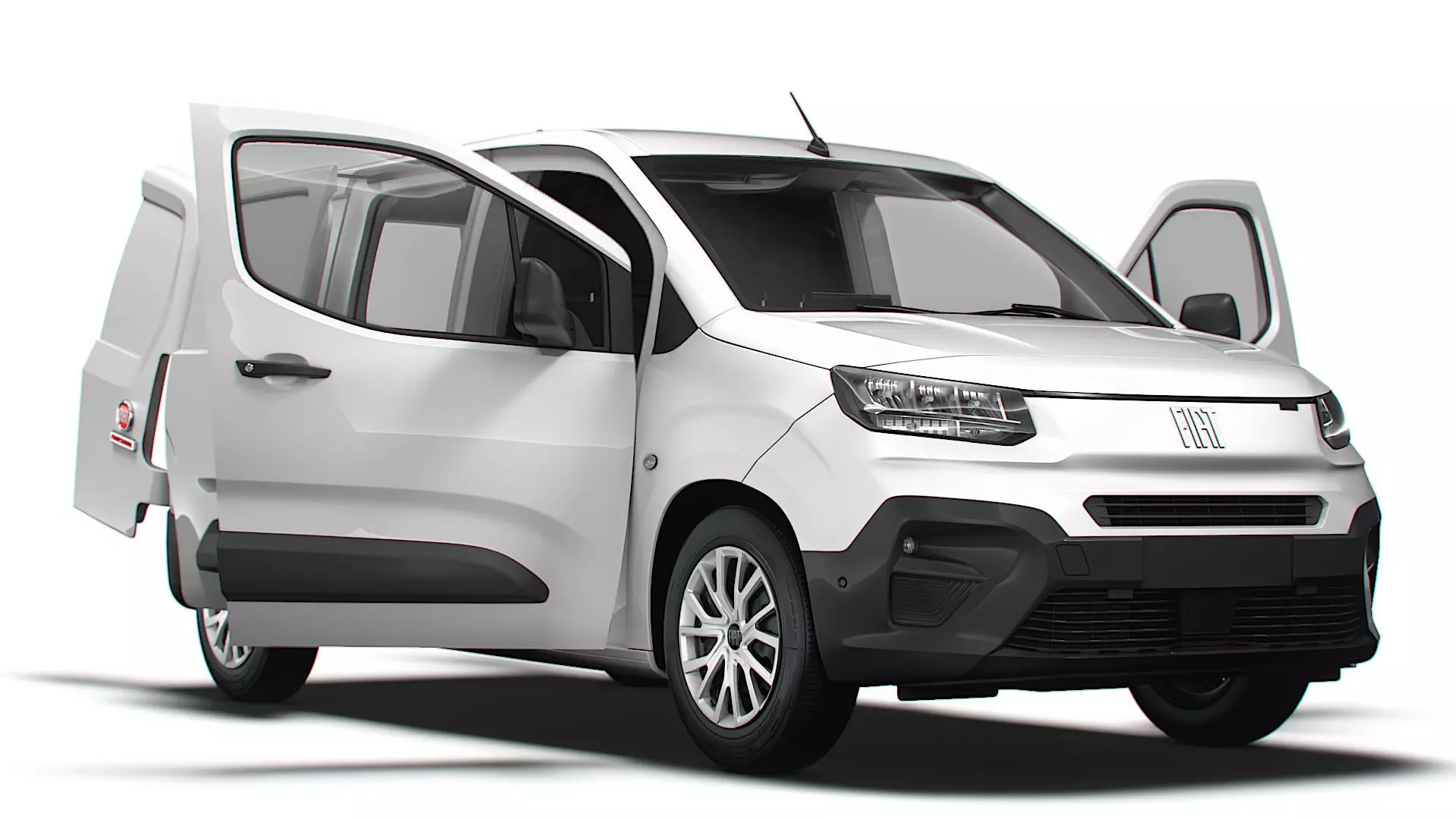 Fiat Doblo LWB Van HQ Interior 2024 3D model