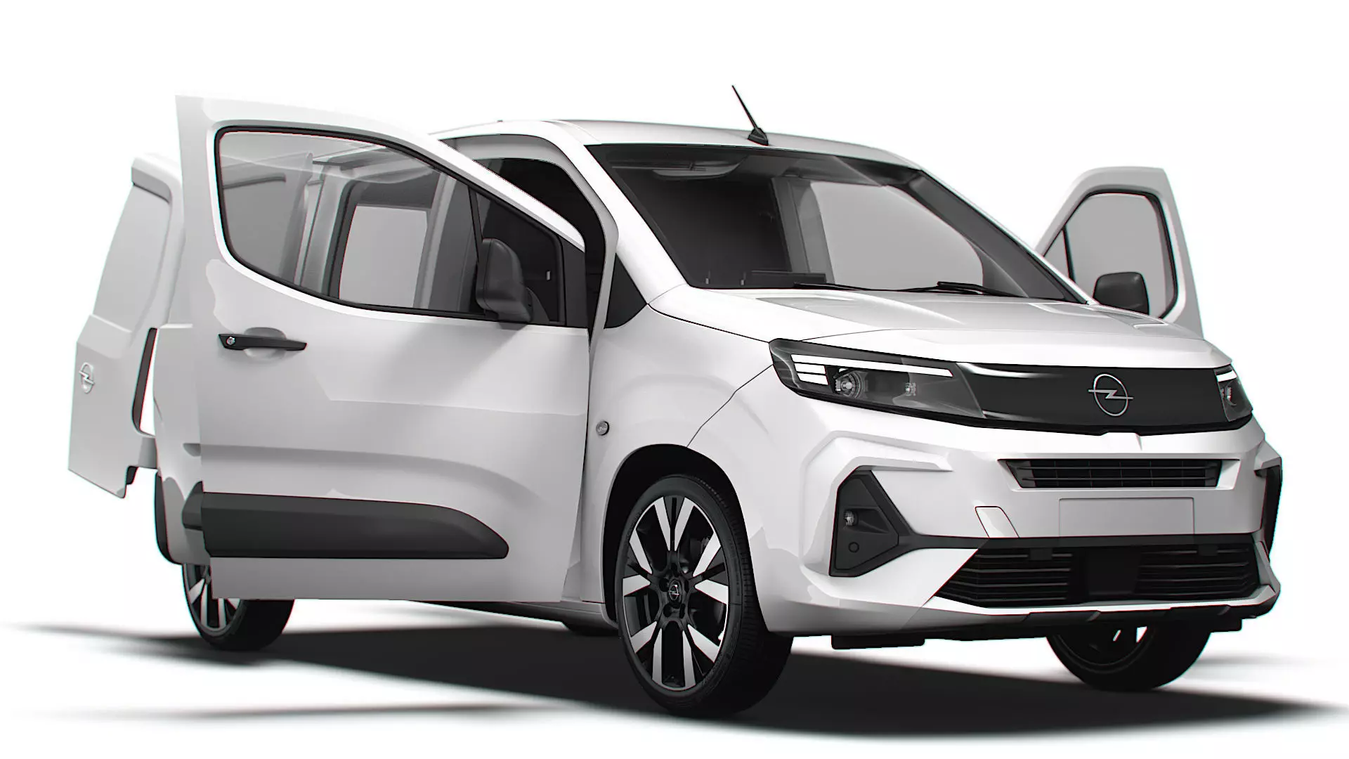 Opel Combo LWB Van HQ Interior 2024 3D model