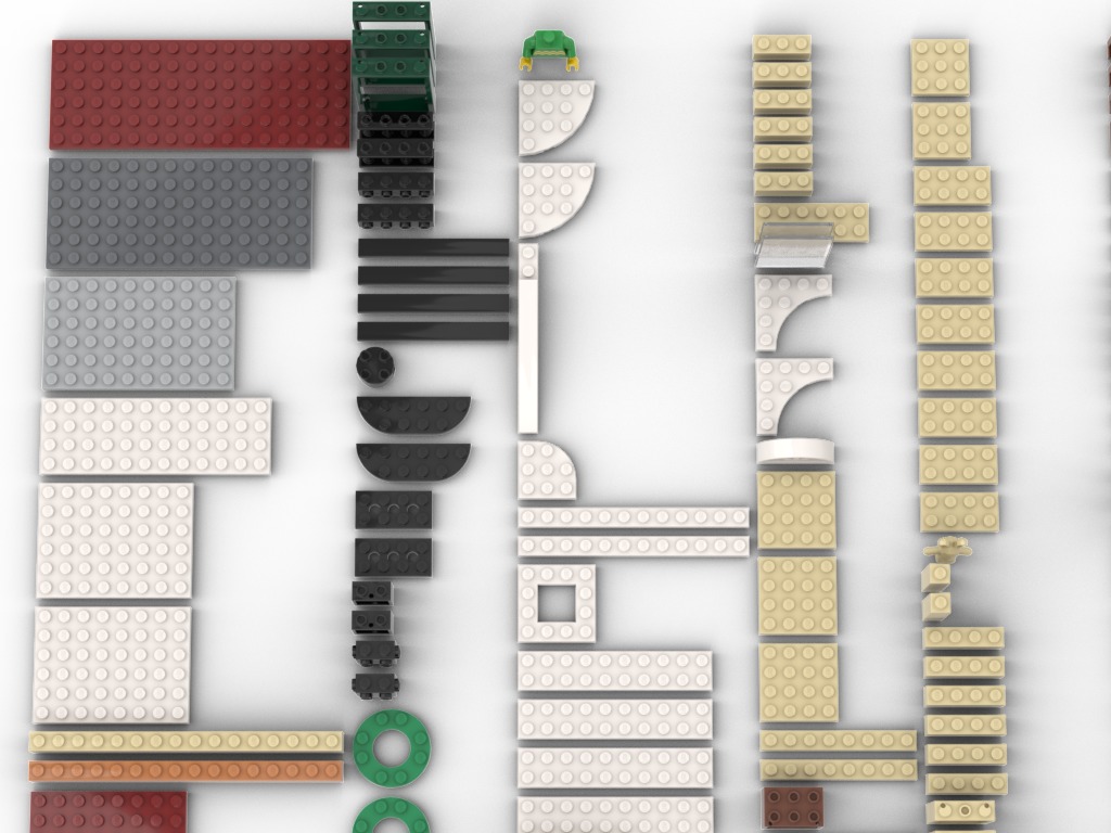 PixelBricks3D - Lego Christmas Holiday Main Street  3D print model_8