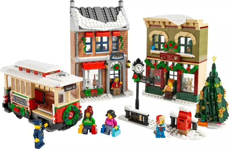 PixelBricks3D - Lego Christmas Holiday Main Street  3D print model_0