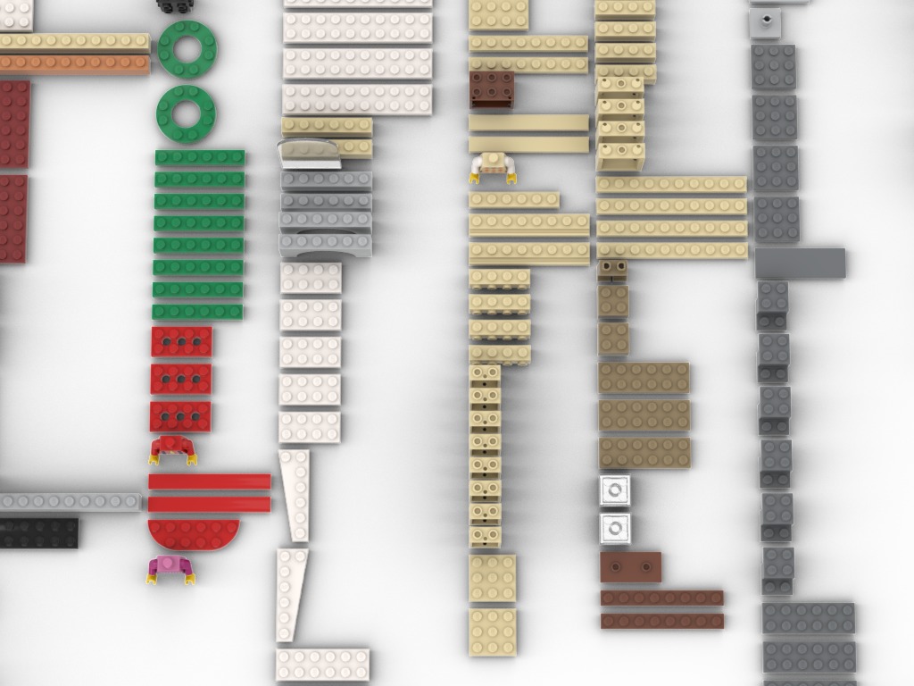 PixelBricks3D - Lego Christmas Holiday Main Street  3D print model_4