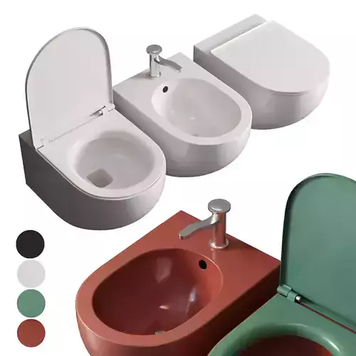 APP GO SILENT WALL HUNG PAN - GLOSS WHITE