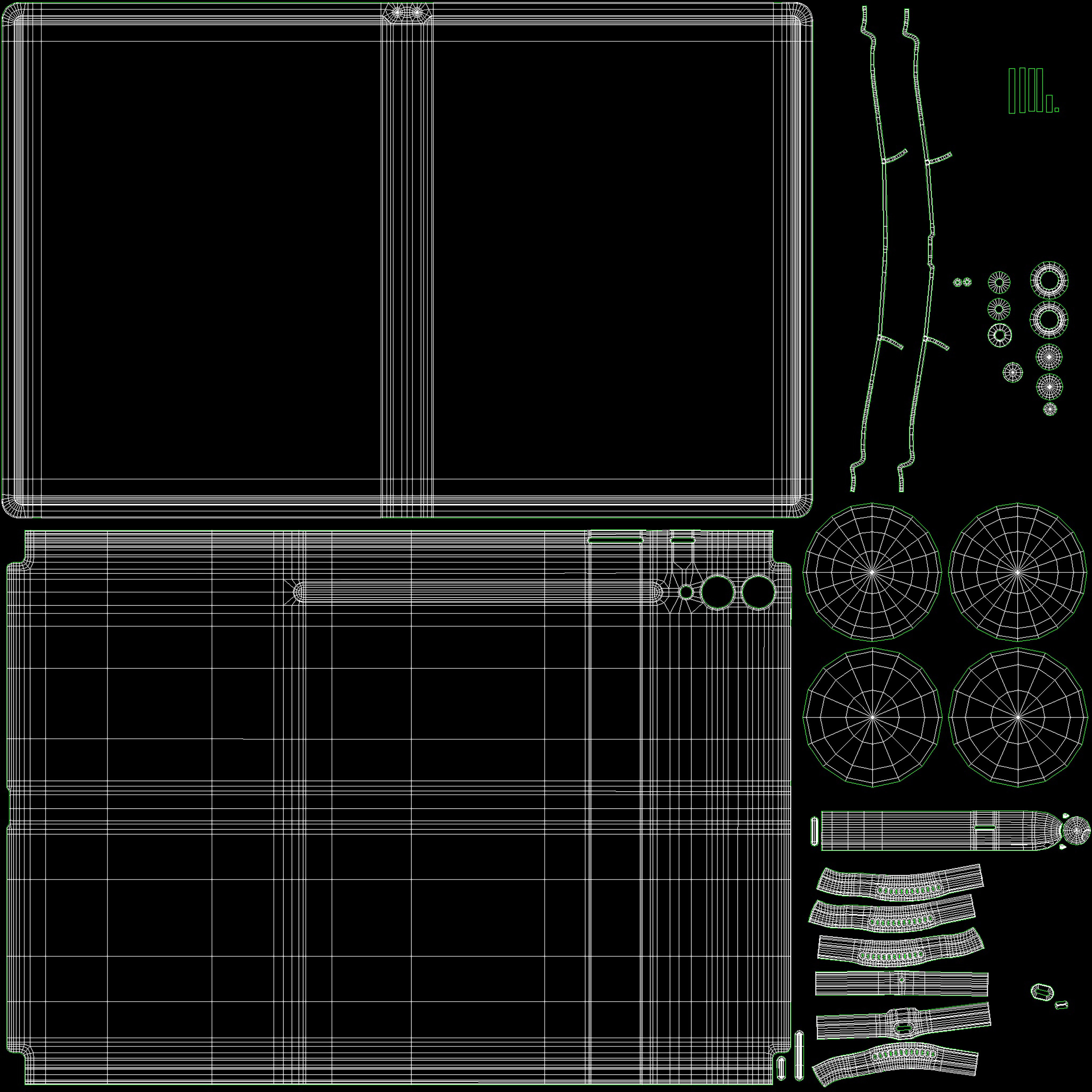 Samsung Galaxy Tab S10 Plus Low-poly 3D model_25