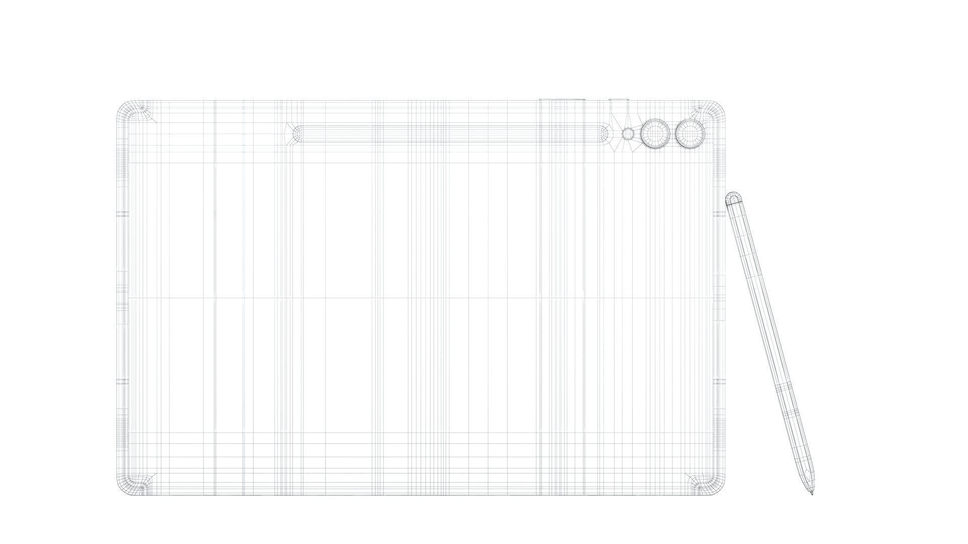 Samsung Galaxy Tab S10 Plus Low-poly 3D model_15