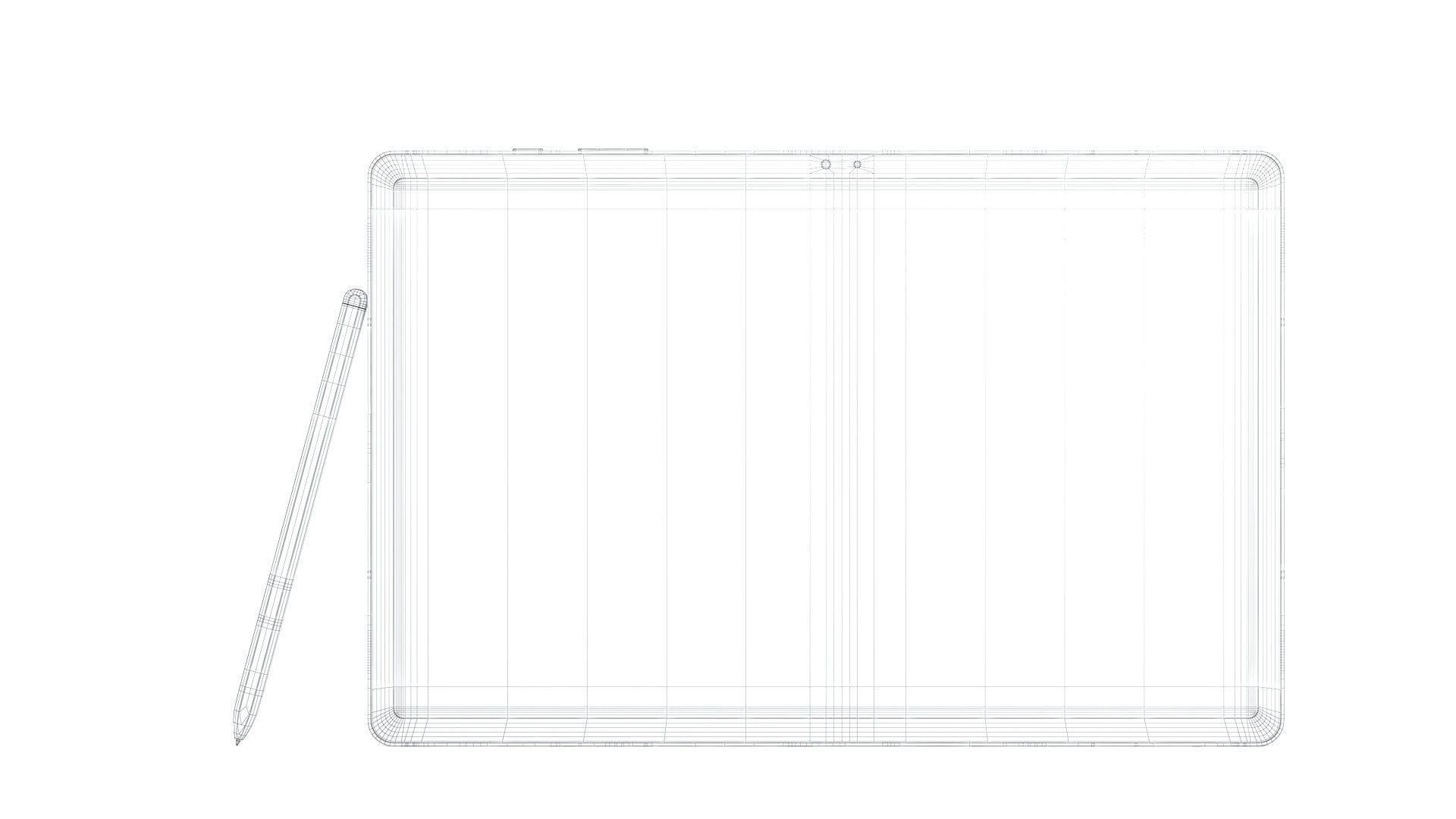 Samsung Galaxy Tab S10 Plus Low-poly 3D model_14