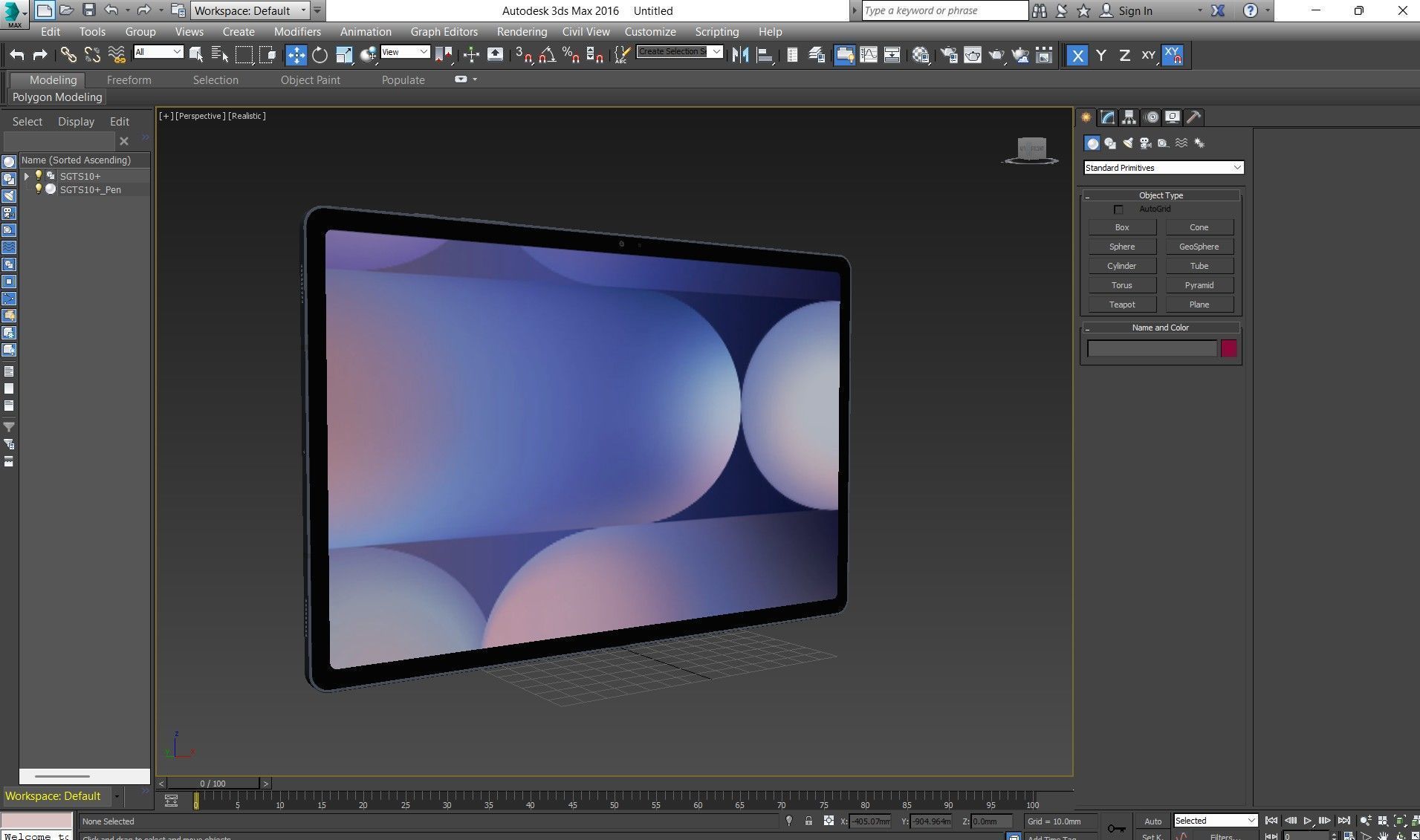 Samsung Galaxy Tab S10 Plus Low-poly 3D model_29