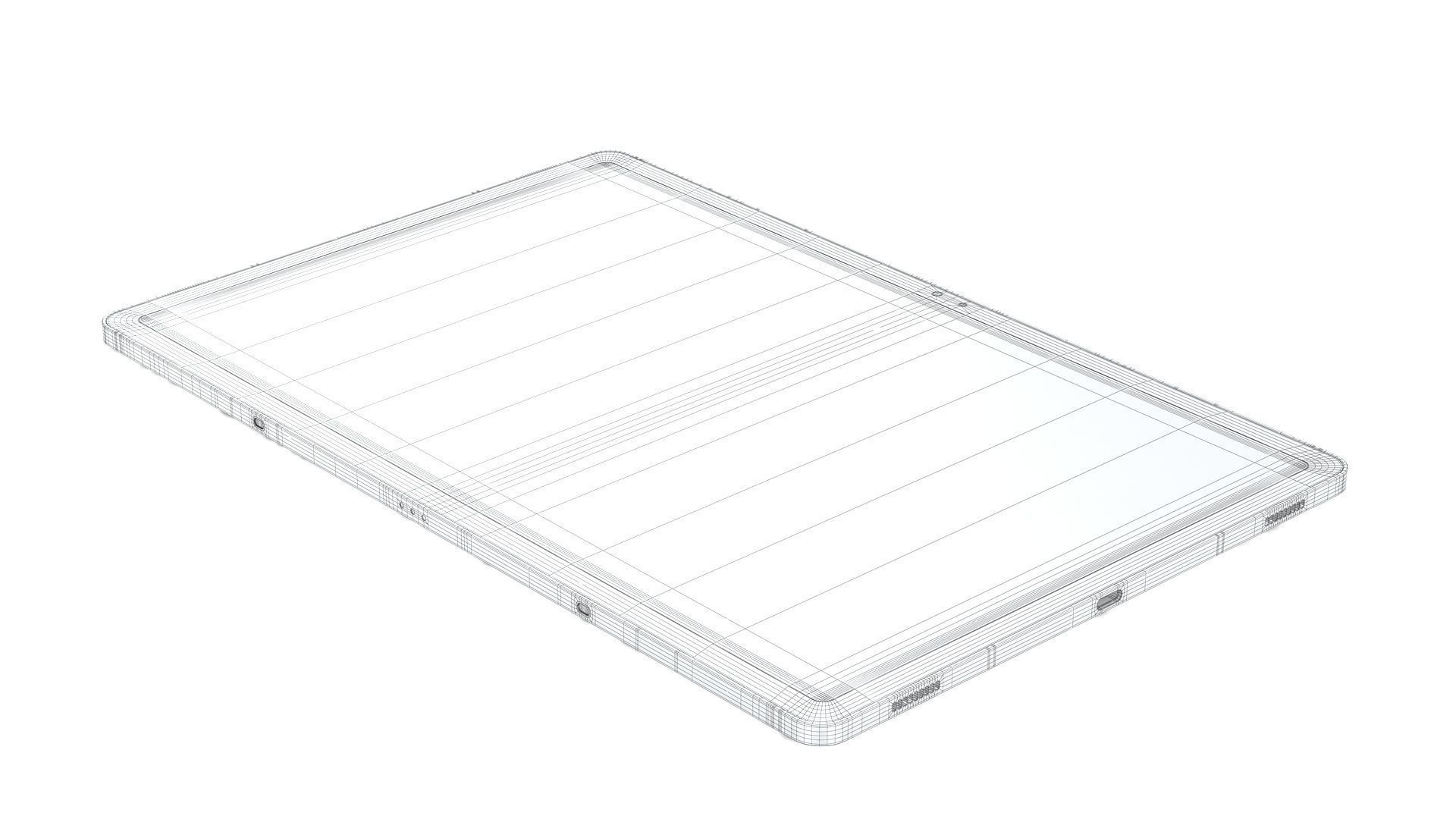 Samsung Galaxy Tab S10 Plus Low-poly 3D model_22