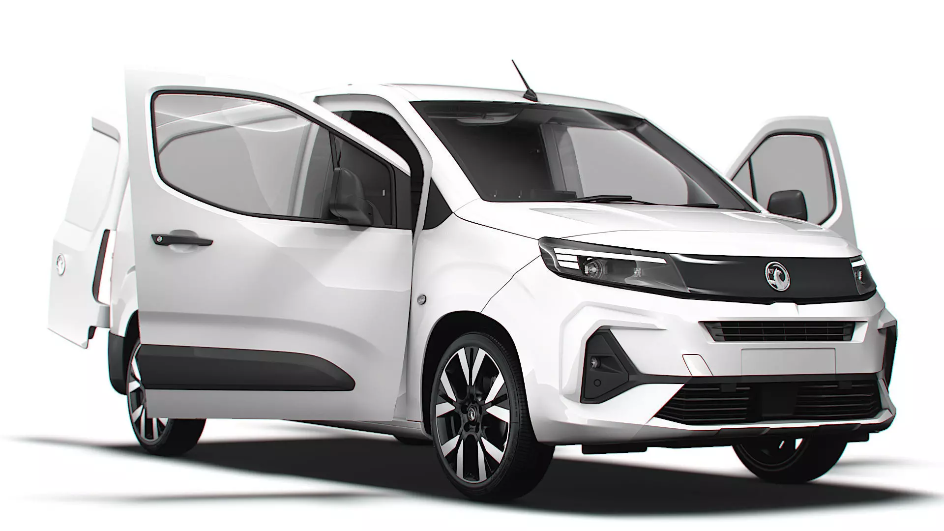 Vauxhall Combo LWB Van HQ Interior 2024 3D model