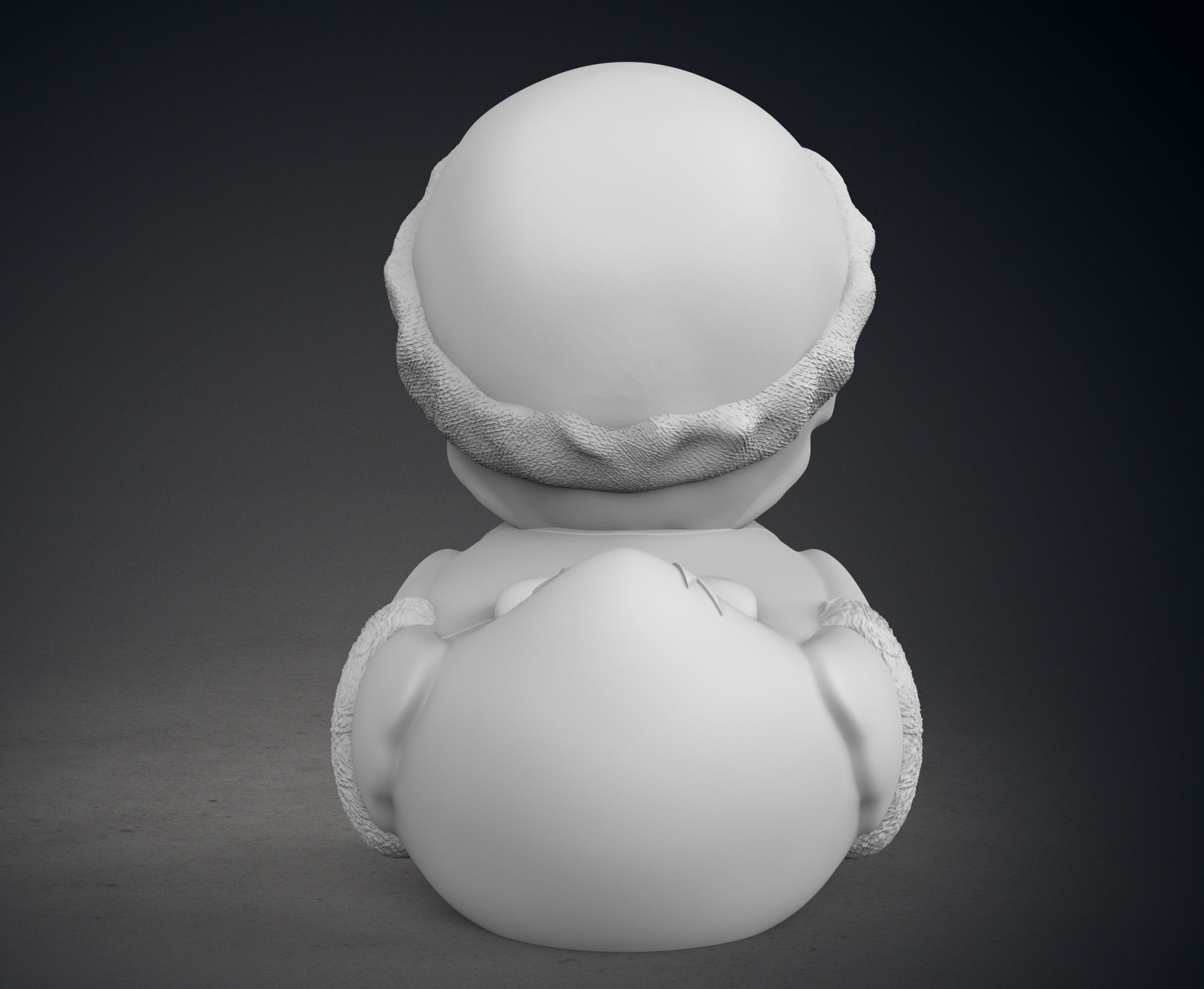 Cute Mrs Claus Rubber Duck 3D print model_6