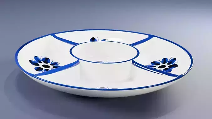 Petisqueira de porcelana - Porcelana Monte Siao