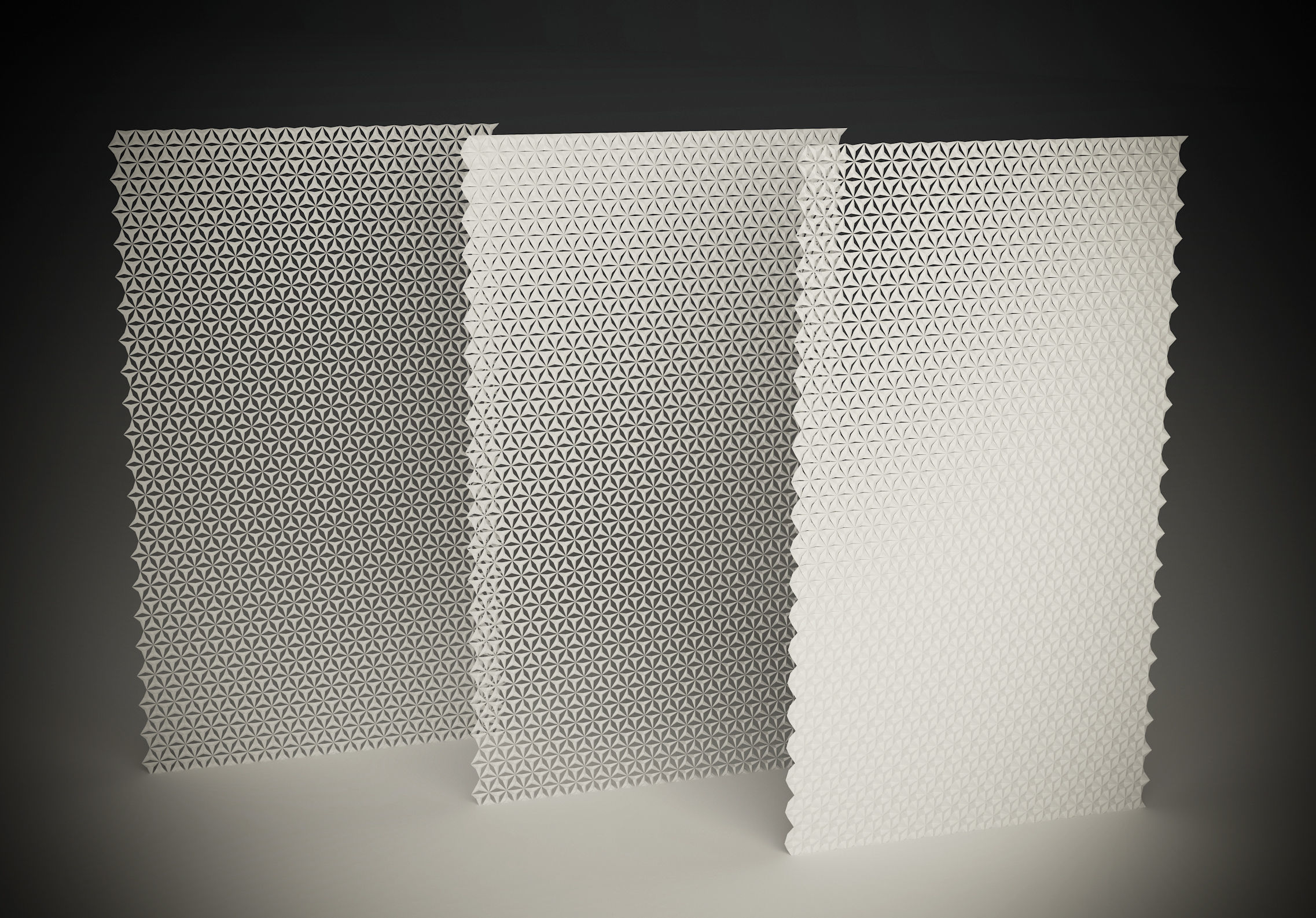kinitic partition Low-poly 3D model_3